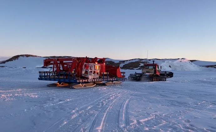 南极vlog｜比雪橇更酷的履带雪地车