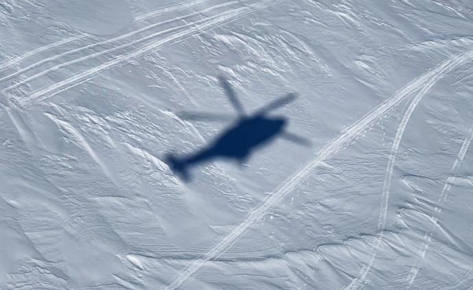 南极vlog｜直升机航拍南极！锴哥拍足了