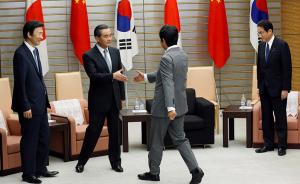 安倍会见中韩外长：希望下月G20峰会上实现日中首脑会谈