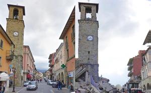 直击｜意大利地震前后对比，大量中世纪建筑变废墟