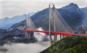 视频｜“智能”混凝土填密世界最高北盘江大桥，预计年底通车