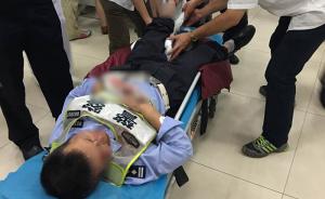 上海一男子骑无牌无证摩托闯高架，撞倒执法民警致其双腿骨折