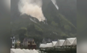 视频｜浙江丽水山体滑坡：目前27人失联，20幢民楼被冲毁