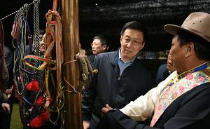 韩正、杨雄率上海市党政代表团赴青海果洛检查对口支援工作