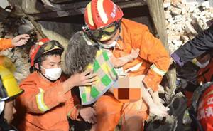 温州民房倒塌事故获救女童手术顺利，送医时伤口深达颅骨