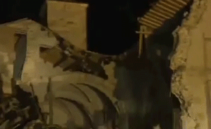 视频｜意大利接连发生强震致数十人伤，或系上次大地震余震