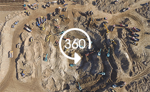 360°全景｜男童掉落约40米深枯井，80多台挖掘机救援