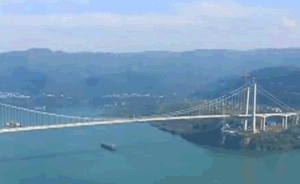 视频｜三峡库区最长悬索桥合龙，预计2017年建成通车　