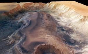 火星上埋藏着巨大冰层，水量与地球最大淡水湖相当