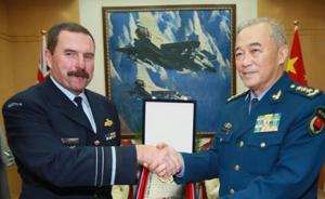 军委委员、空军司令员马晓天会见澳大利亚皇家空军司令