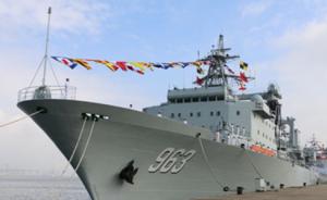 新型远洋综合补给舰洪湖舰、骆马湖舰加入南海舰队战斗序列