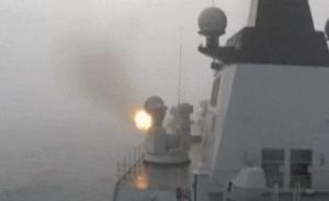 海军首次举行舰炮实弹射击竞赛性考核，专家组全程监督指导