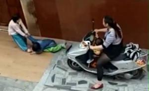 广东警方回应网传女子开摩托辗压小孩双腿：将涉事者带回调查