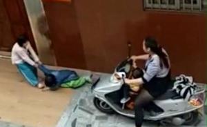 广东摩托车碾压儿童事件当事人接受警方调查，回应称并非故意