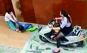 广东女子开摩托碾压小孩，警方初步查明：系吓唬时误伤