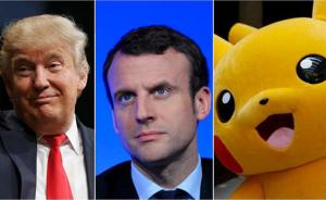 法国费加罗报评年度经济人物，特朗普第一动画形象皮卡丘第三