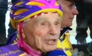 105岁法国老人1小时骑行22公里破世界纪录