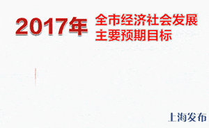 13张动图get《2017年上海政府工作报告》
