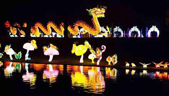 1500盏中国花灯点亮伦敦古典庄园