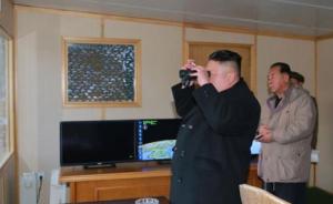 朝鲜曝光发射导弹画面：金正恩左手拿纸杯右手夹香烟坐镇指挥