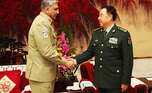范长龙会见巴基斯坦陆军参谋长，李作成邵元明等参加会见