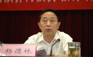安徽省教育厅原副厅长杨德林被决定逮捕，涉嫌受贿罪