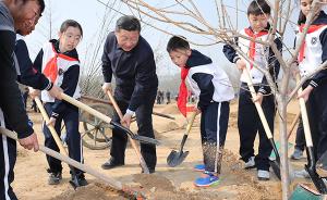 习近平参加首都义务植树活动：把造林绿化一代接着一代干下去