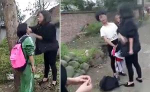四川彭州现校园暴力：女生35秒内被掌掴14次，警方已介入