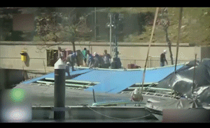 视频｜里约奥运会帆船赛道发生崩塌，距帆船项目比赛仅剩8天
