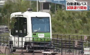 视频｜日本千叶市无人驾驶巴士今起试运营，最高时速40公里