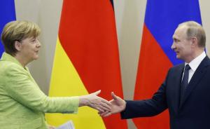普京与默克尔在索契会谈，强调乌东部地区当务之急是实现停火