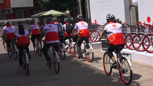 中国红会募集万辆单车支持“一带一路”