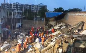 任县小商场坍塌最后两名被困者仍有生命