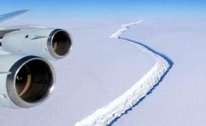 南极拉森冰架大裂缝已延伸至两百公里，若断裂将形成巨大冰山