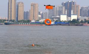 武汉启动长江、汉江汛期安全救援值守，启用无人机救援遇险者