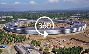 全景视频｜苹果WWDC2017在即，先看看他们新总部大楼