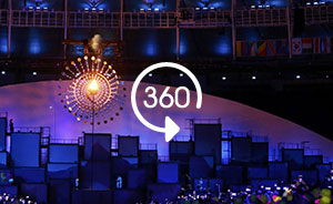 360°全景｜带你换一个不同的角度看里约奥运会开幕式