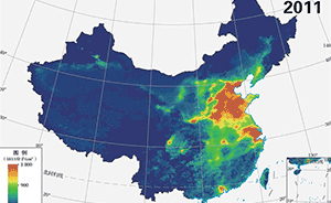 “十二五”中国大气质量变化如何？卫星遥感图带你一看究竟