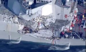 美国军舰与菲律宾货船相撞，美军舰上1人受伤、7人失踪
