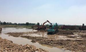 河北武安备汛：三百公里河道紧急疏通，两百台挖掘机通宵工作