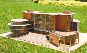 毕业生制作母校图书馆模型：耗时百多天，用了2000根竹签