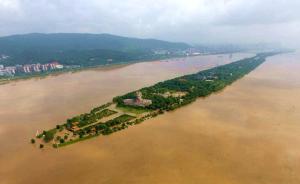 湘江长沙水位39.22米，橘子洲被淹