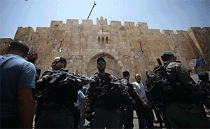直击｜新增安检设备，以色列重新开放阿克萨清真寺