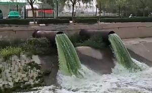 石家庄：两条排污管绿水直排民心河
