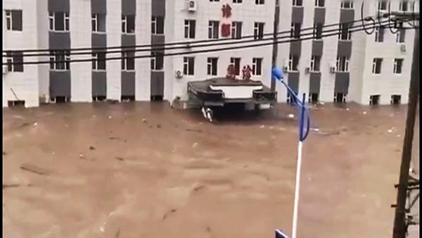 仅隔七日吉林永吉县再遇洪水，医院被淹