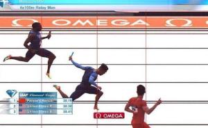战胜美国创赛季最佳！钻石联赛男子4×100米中国夺冠