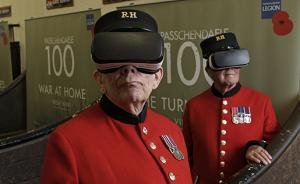 趣看｜帕斯尚尔战役100周年，英国老兵戴VR重温一战场景
