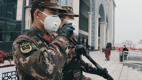 武警湖南总队抗疫短视频：永远守护你