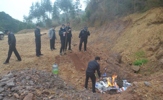 广西警方处置一起非法猎杀野猪案：嫌疑人被立案侦查