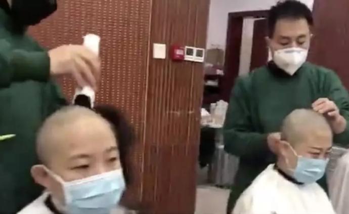 甘肃妇幼保健院回应护士剃光头：未强迫，防止感染，方便清洗